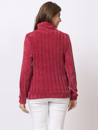 ARISH Cozy Knit Turtleneck Sweater, Long Sleeves