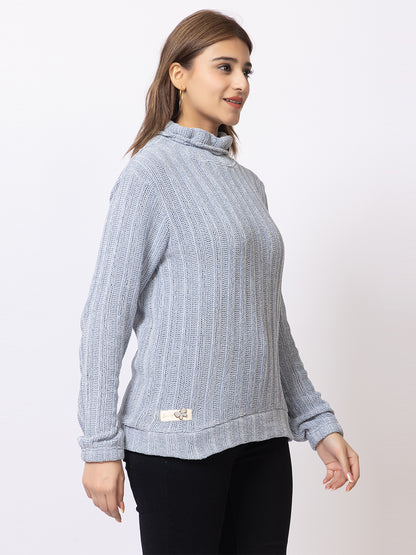 ARISH Cozy Knit Turtleneck Sweater, Long Sleeves