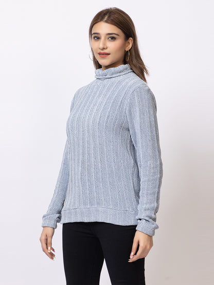 ARISH Cozy Knit Turtleneck Sweater, Long Sleeves
