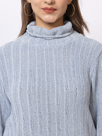 ARISH Cozy Knit Turtleneck Sweater, Long Sleeves