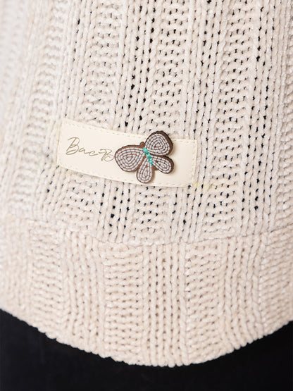 ARISH Cozy Knit Turtleneck Sweater, Long Sleeves
